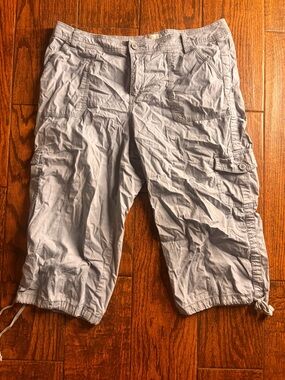 St. John's Bay Light Gray Men's Cargo Shorts